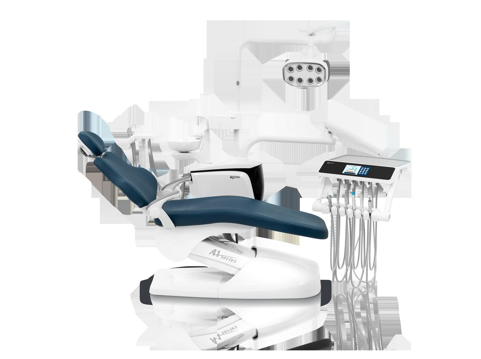A1 Pro full unit with optional cart-mounted instrument tray