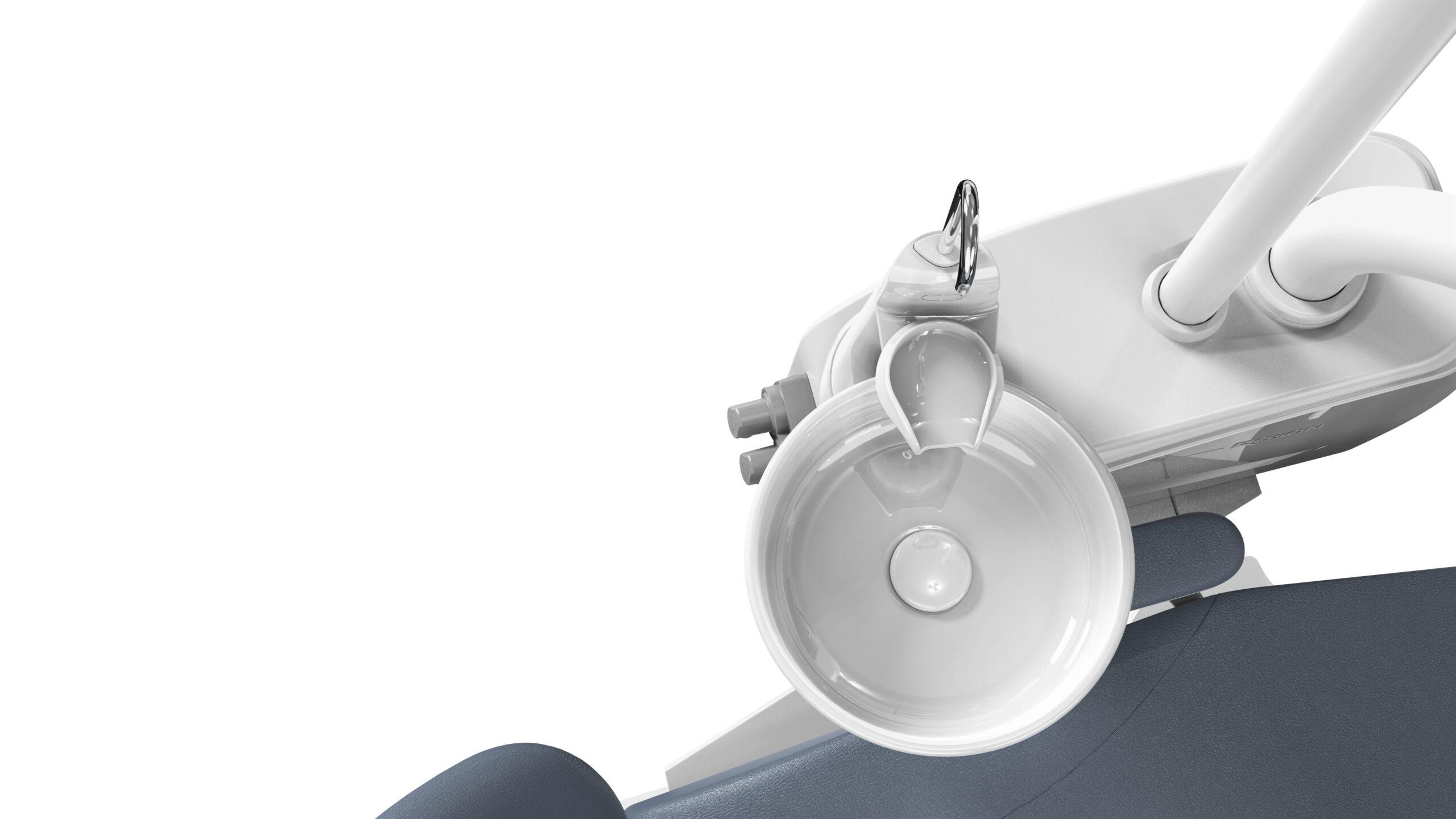 180° Rotatable Ceramic Spittoon