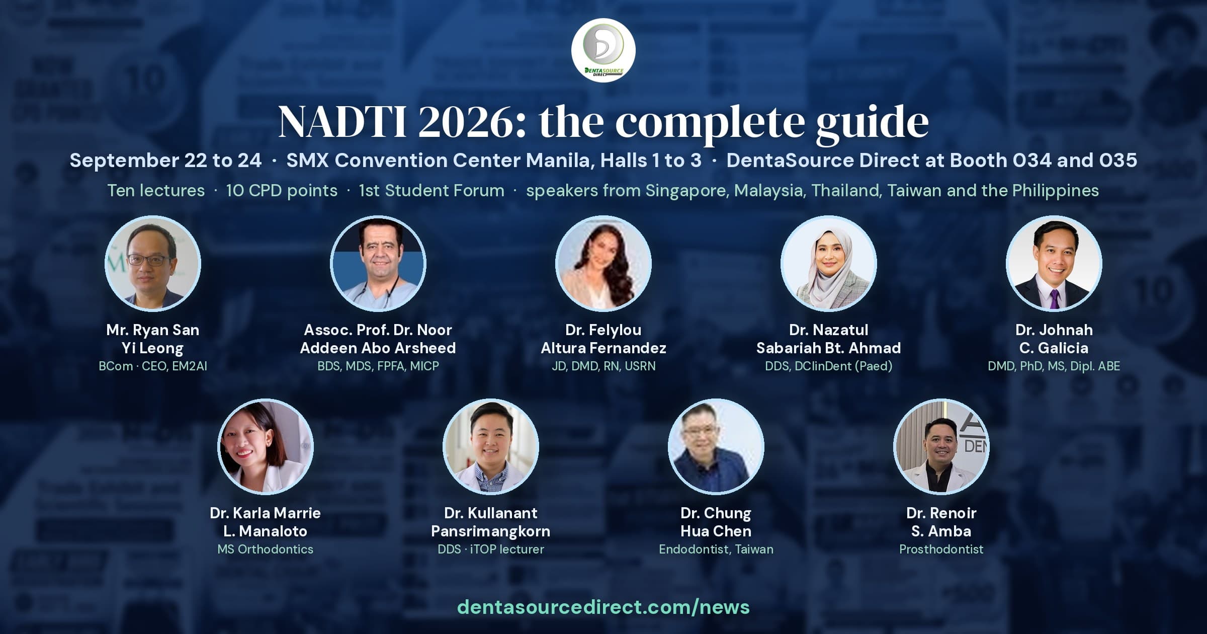 NADTI 2026 at SMX Manila, September 22 to 24: Every Lecture, Every Speaker, and Booth 034