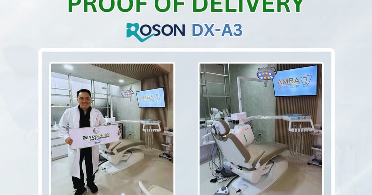 ROSON DX-A3 for Amba Dental Clinic in Alabang