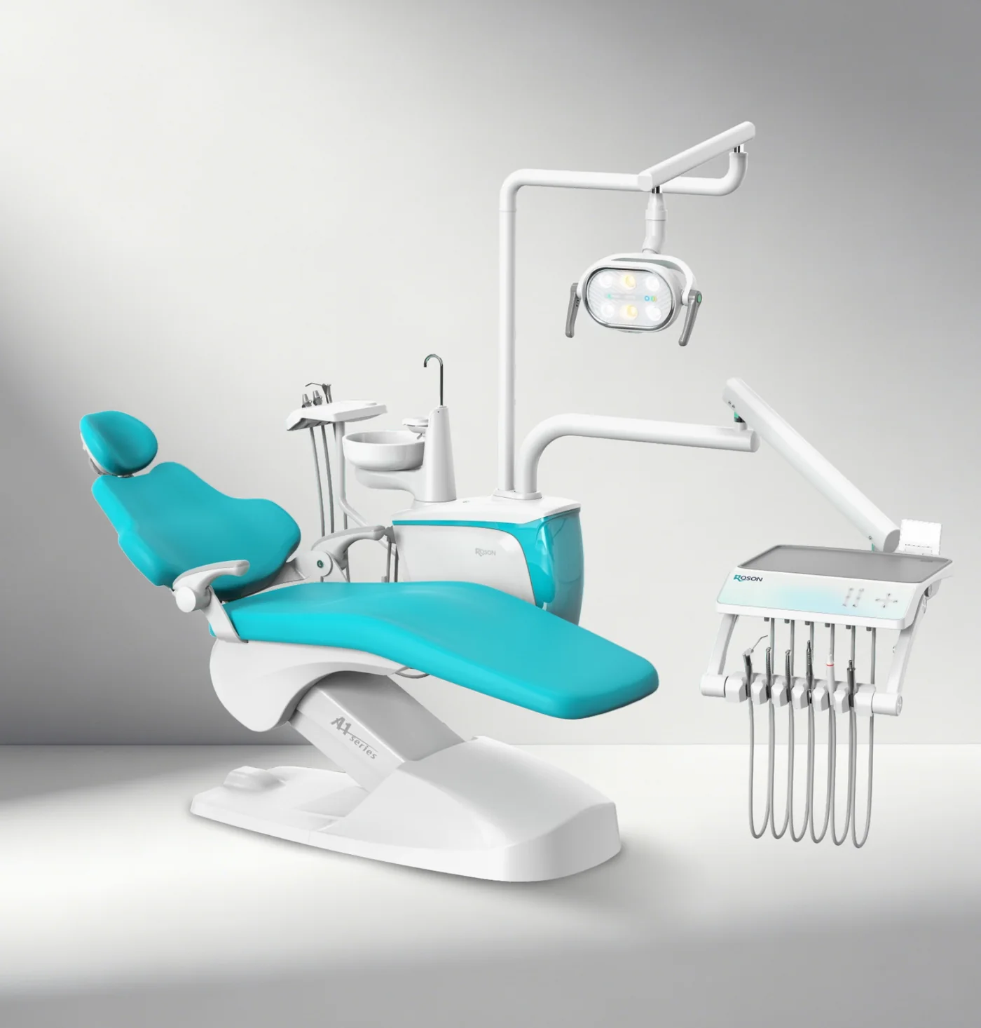 ROSON A1 Pro dental chair in ROSON Blue