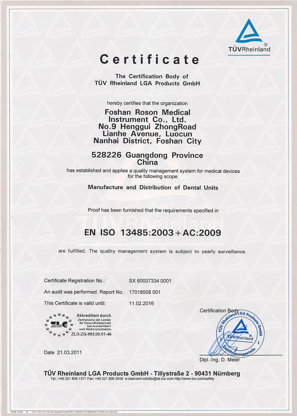 ROSON Quality Assurance