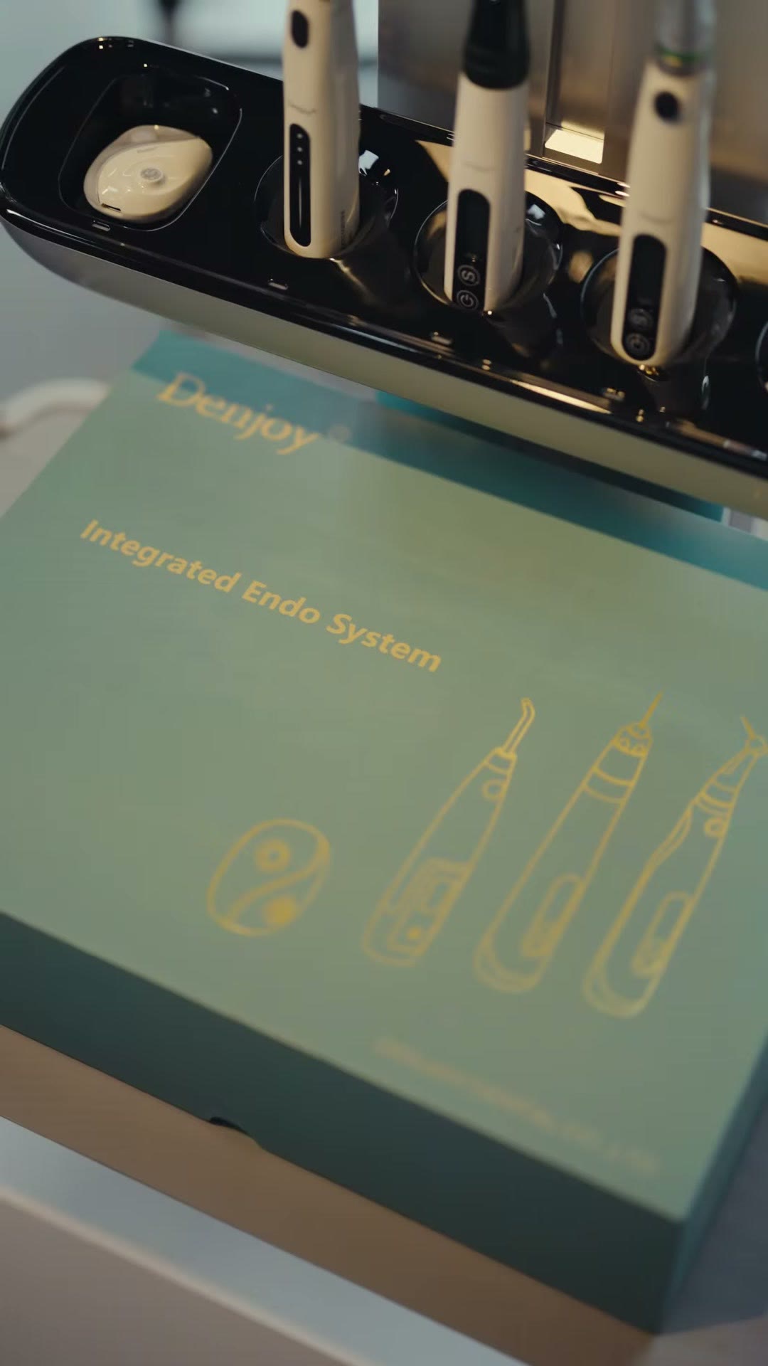 The Denjoy Integrated Endo System box on the showroom floor