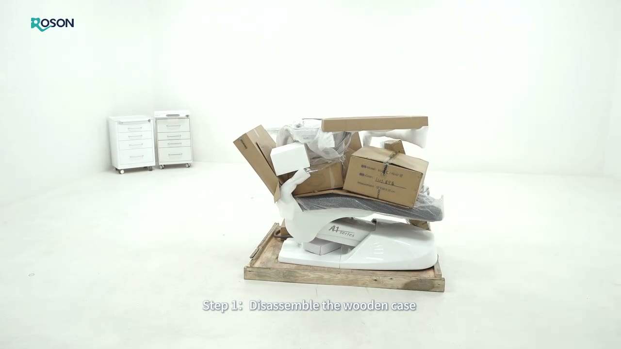 Step 1 — disassembling the wooden crate