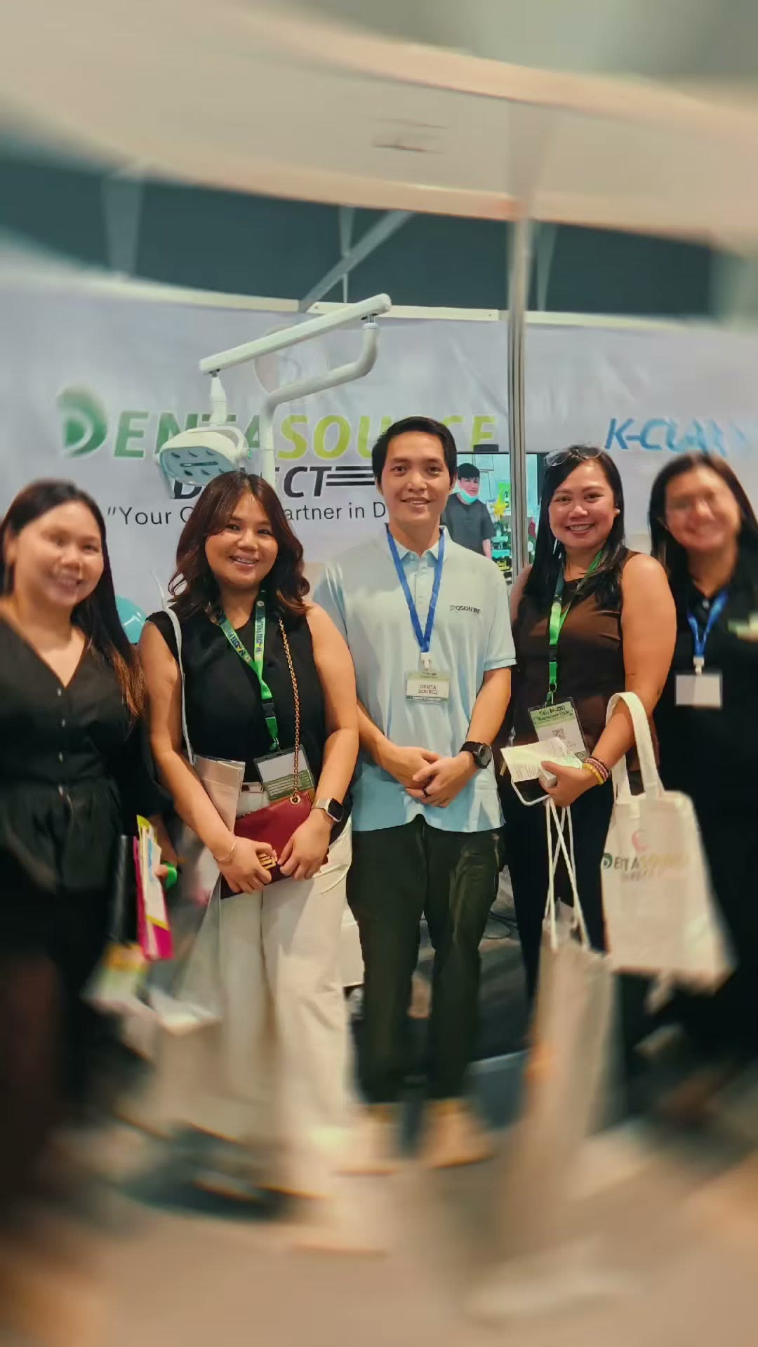 The DentaSource Direct team at Booth 224 and 225