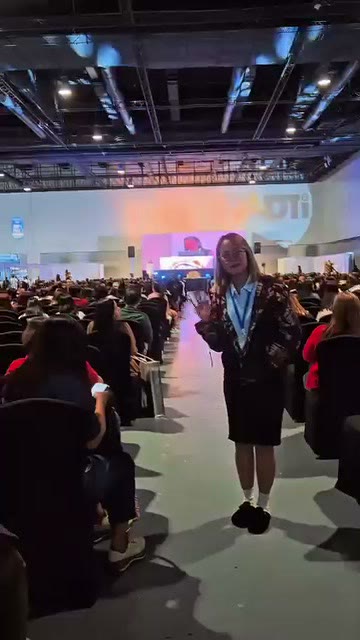 The plenary hall during the closing sessions