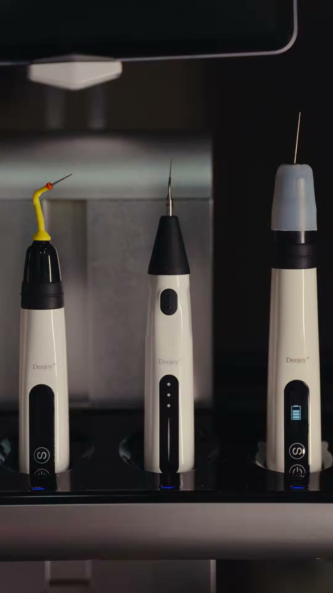 Denjoy endodontic devices in close up on the cart