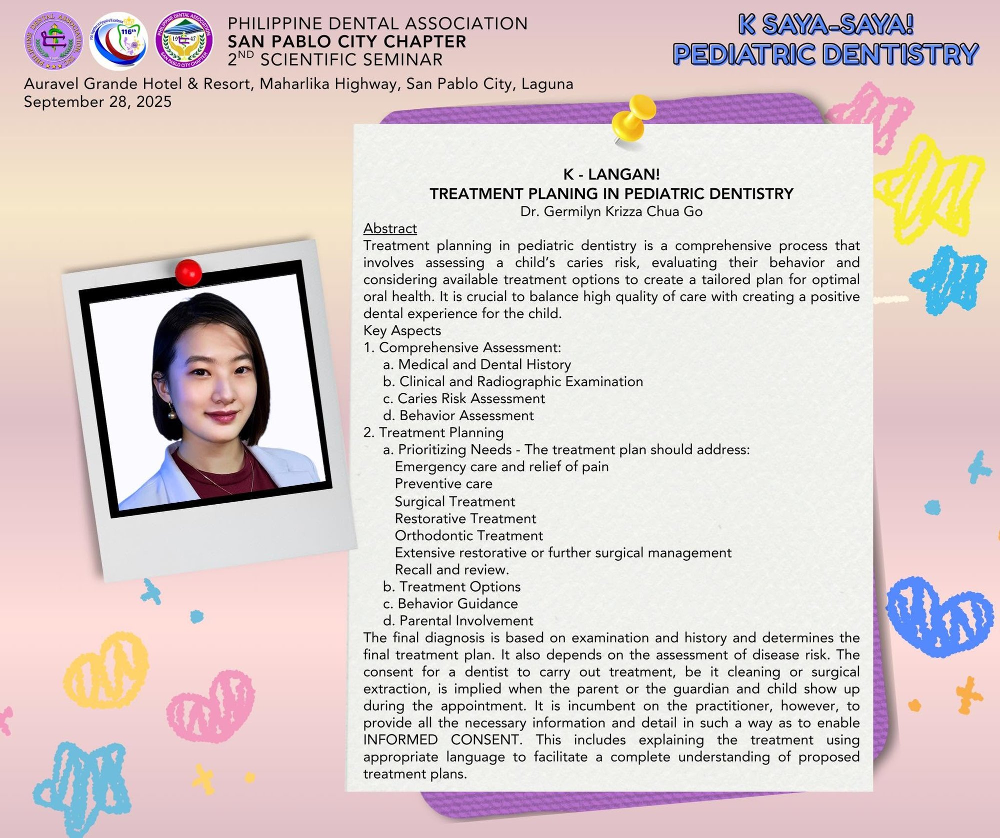K-Langan: Dr. Germilyn Krizza Chua Go on treatment planning