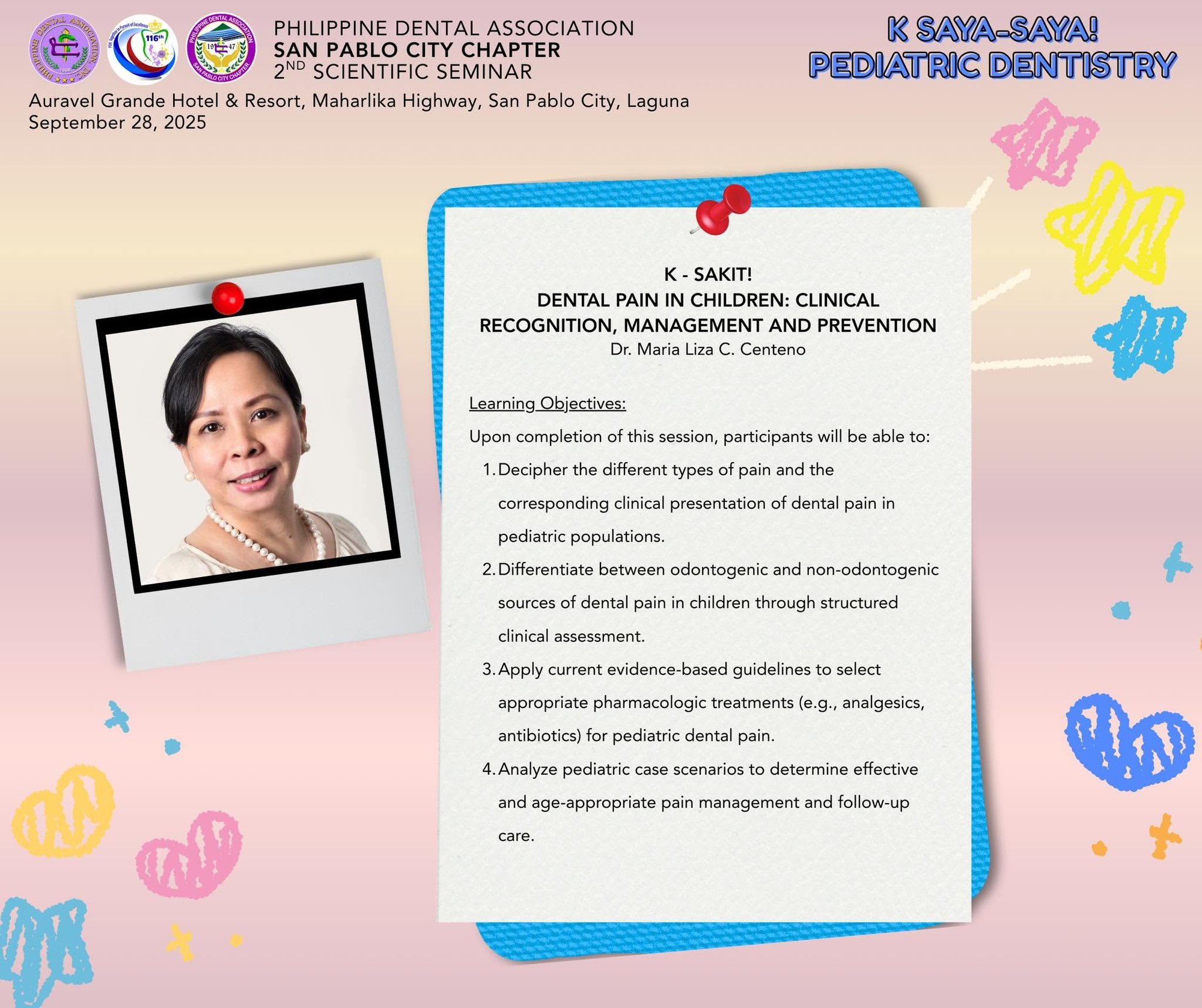 K-Sakit: Dr. Maria Liza C. Centeno on dental pain in children