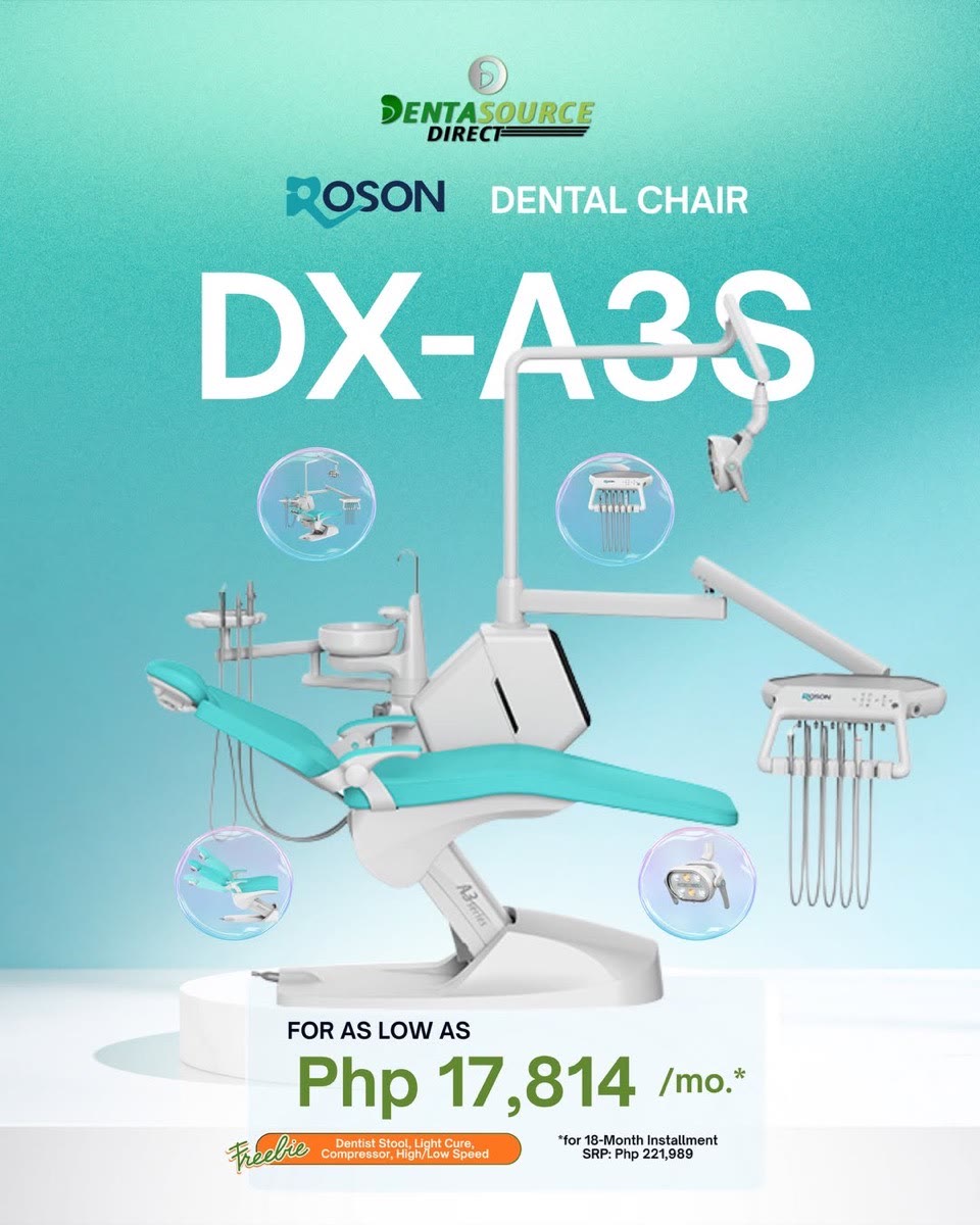 ROSON DX-A3S dental chair offer card for May 2026