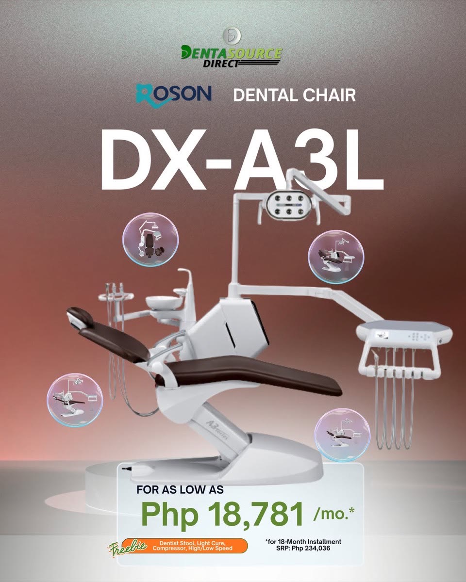 ROSON DX-A3L dental chair in its executive finish
