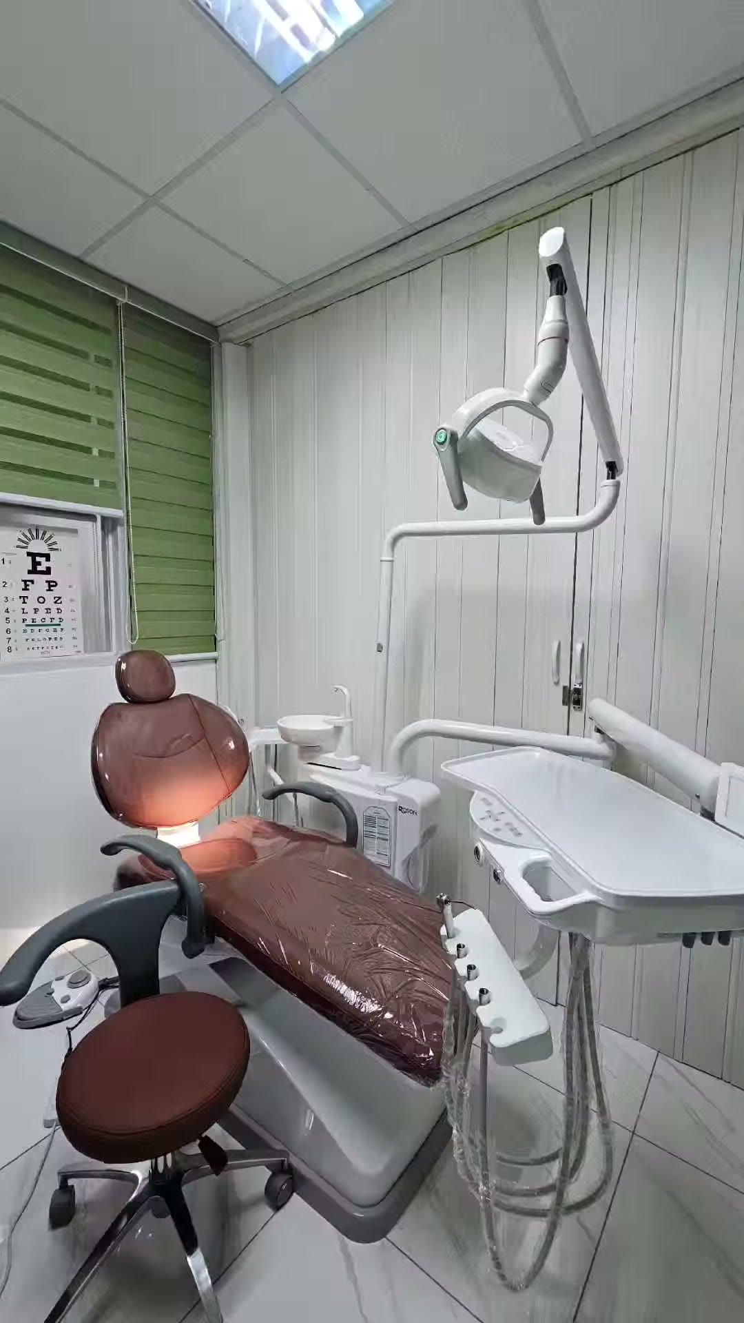 The finished operatory with chair, delivery unit and foot control