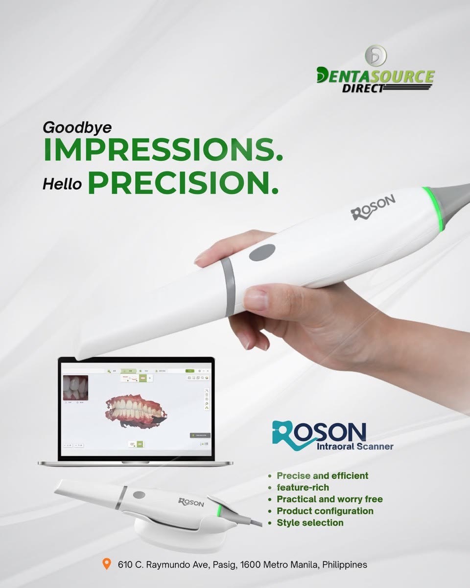 The ROSON intraoral scanner now available at DentaSource Direct