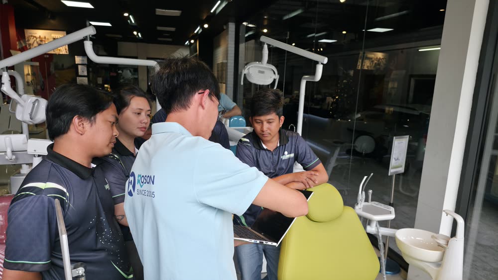 Hands-on with the chair during training